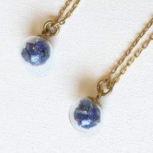 Image of Little Pieces of Lapis Lazuli - gold or silver 