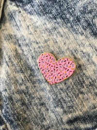 Image 3 of Heart Sprinkles Enamel Pin