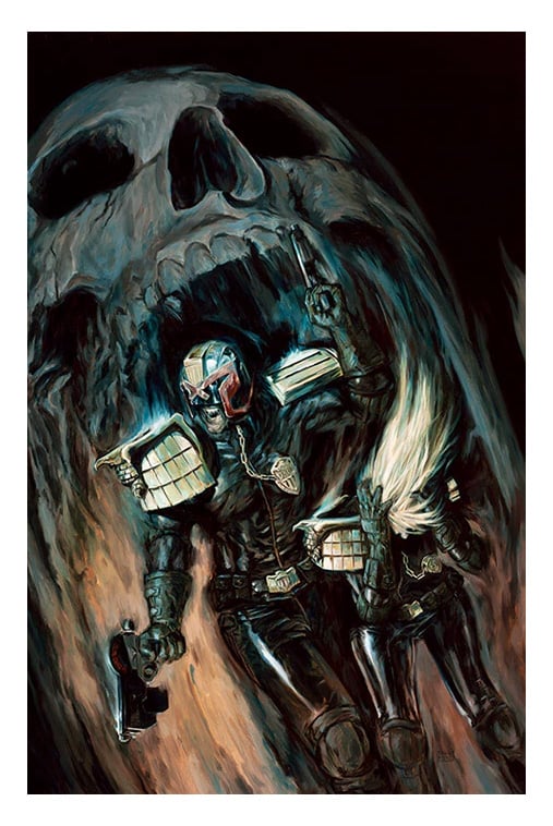 Image of Judge Dredd Print