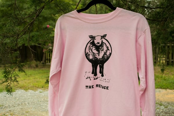 Image of Sheep Logo Youth Long Sleeve (Pink)