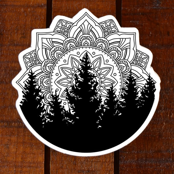 Image of Tree Mandala Sticker