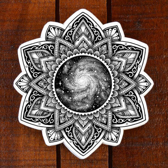 Image of Galaxy Mandala Sticker