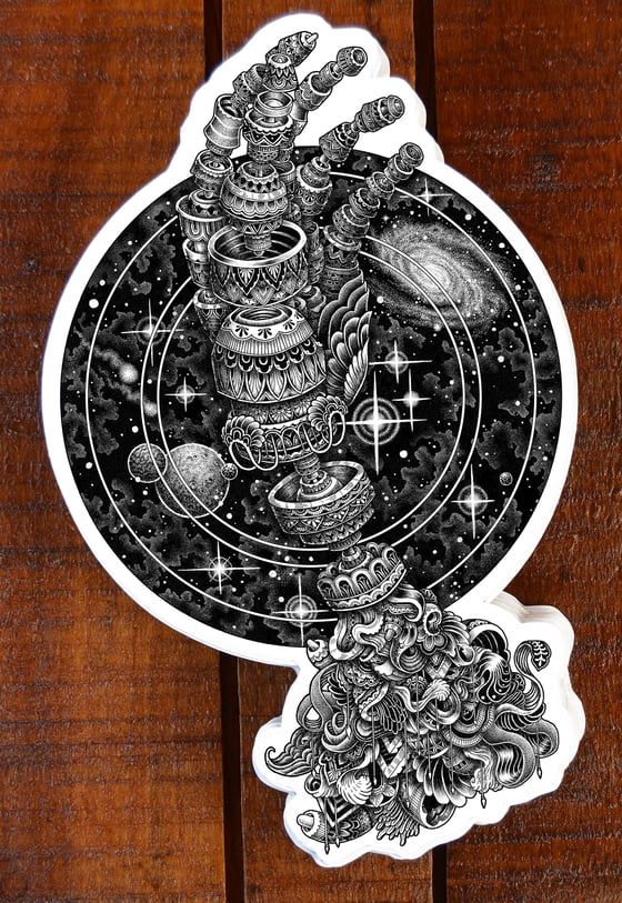 Image of Cosmic Hand Sticker