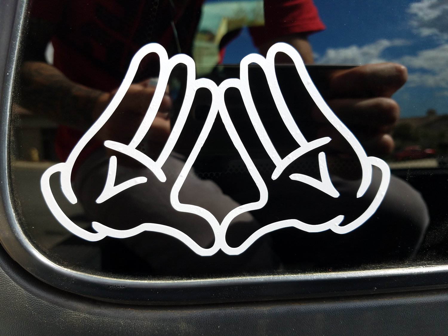 Image of #PussySquad Hands Sticker