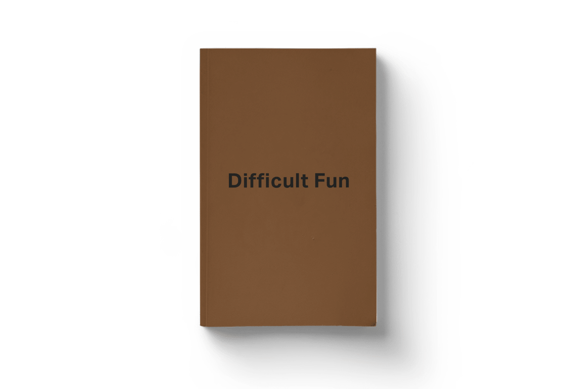 Image of Book «Difficult Fun»