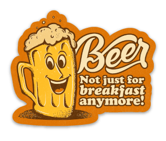Image of Beer Man Sticker