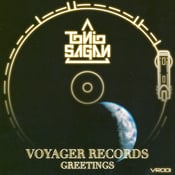 Image of Tonio Sagan "Voyager Records: Greetings" Gold Colored 7" Single