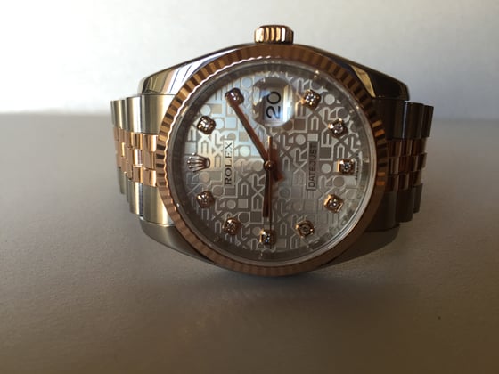 Image of Rolex datejust 116231 rose gold