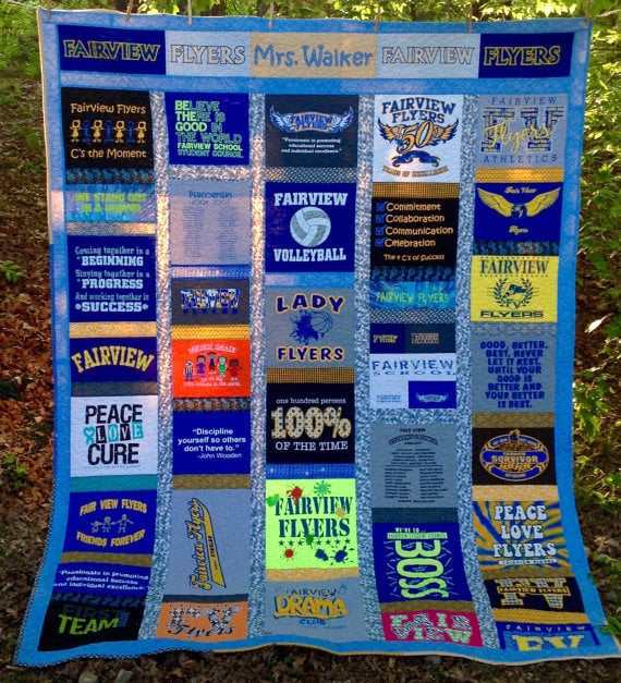 college dorm quilt, memory quilt, tshirt quilt, nap quilt,.....Made to