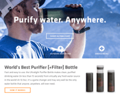Image of World's Best Purifier [+Filter] Bottle "Grayl Ultralight"