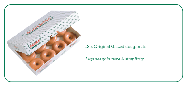 Image of 12 x Original Glazed doughnuts