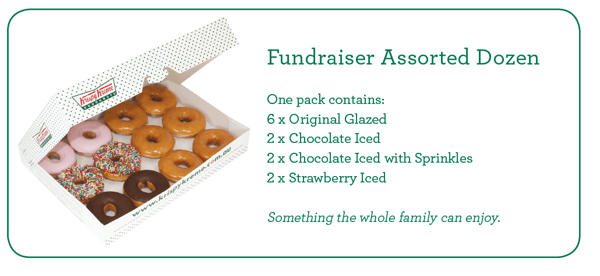 Image of Assorted Dozen Krispy Kreme Doughnuts