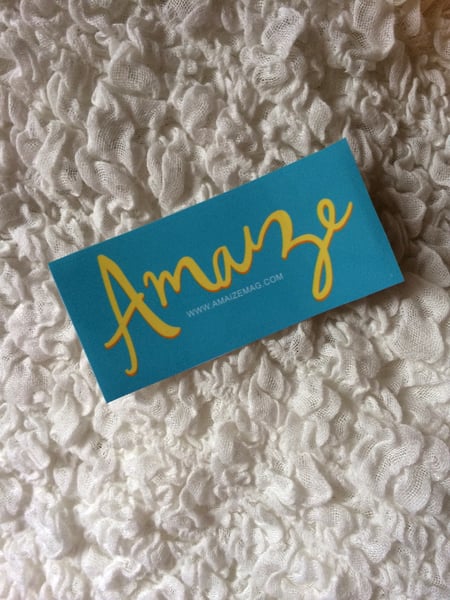 Image of Amaize Logo Sticker 