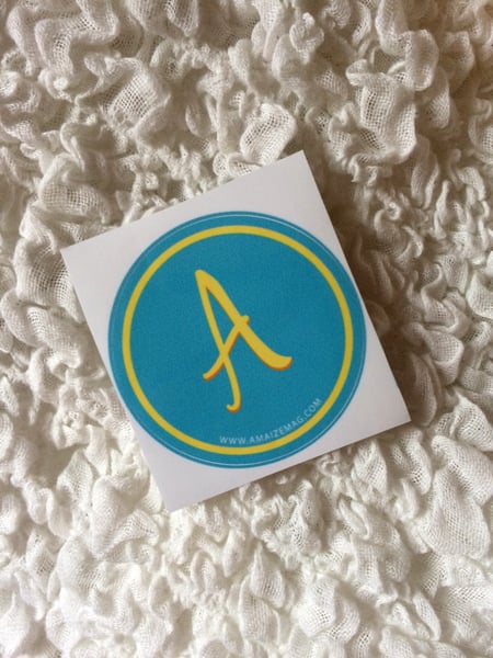 Image of 'A' Logo Circle Sticker