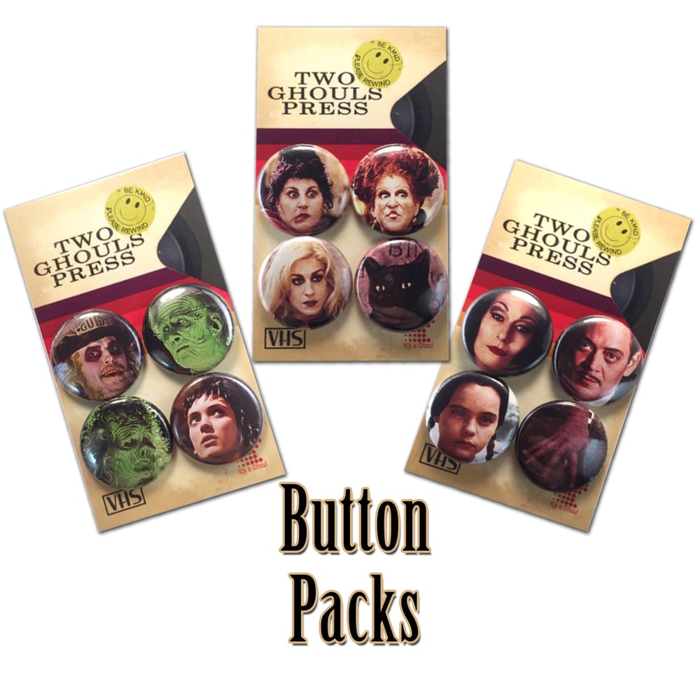 Image of Be Kind, Rewind - Button Packs