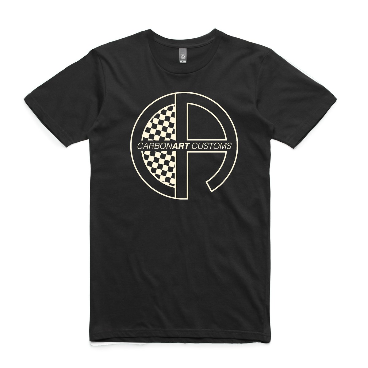 Image of CarbonArt Logo Mens Tee - Black