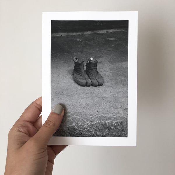 Image of Tabi boots - hand printed gelatin silver photograph