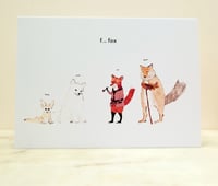 Image 1 of F is for Fox Card