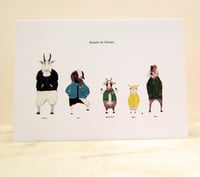 Image 1 of Goats in Coats Card