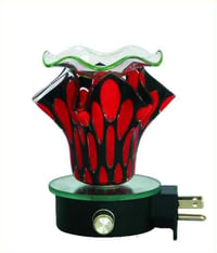 Red and Black Electric Fragrance  Oil Night Light