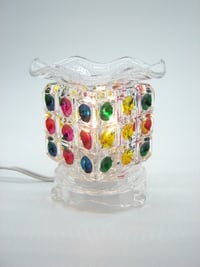 Multi-Color Cube Fragrance Oil Lamp
