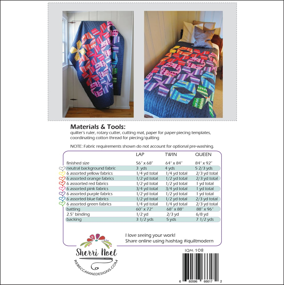 Image of Modern Love Quilt ~ PDF Pattern