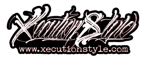 Image of XecutionStyle 4 inch sticker (black)