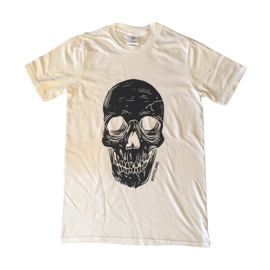 Image of WhiteLane. Skull Tshirt - WHITE