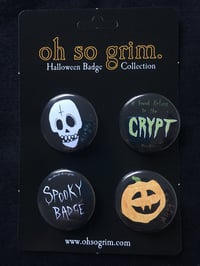 Halloween badge collection