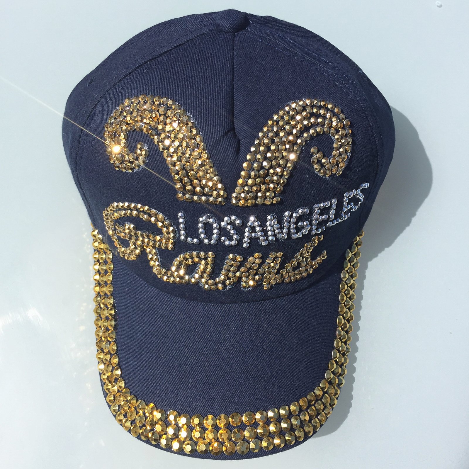 los angeles rams hat with horns