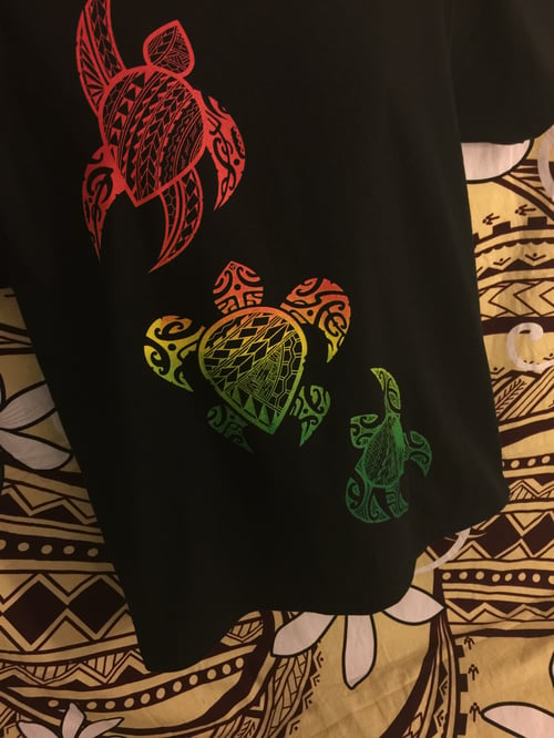 Image of 3 Rasta Turtles Shirt
