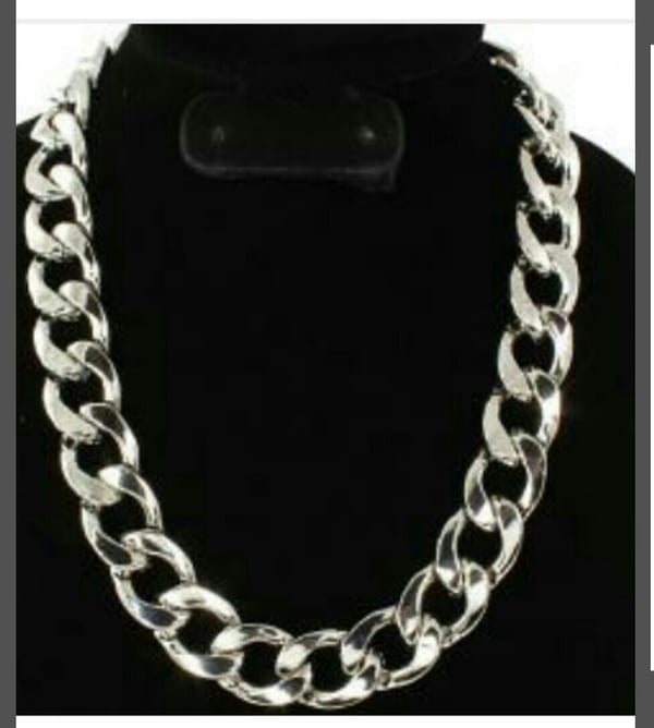 Image of Silver Link Chain Necklace
