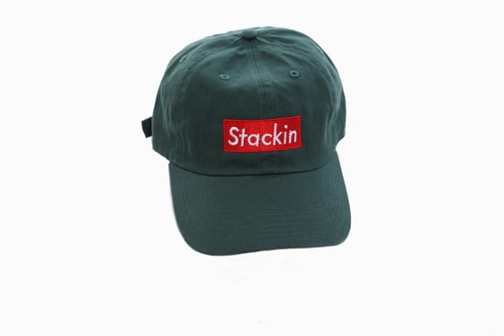Image of Gold Bricks Stackin Dad hat (Army Green)