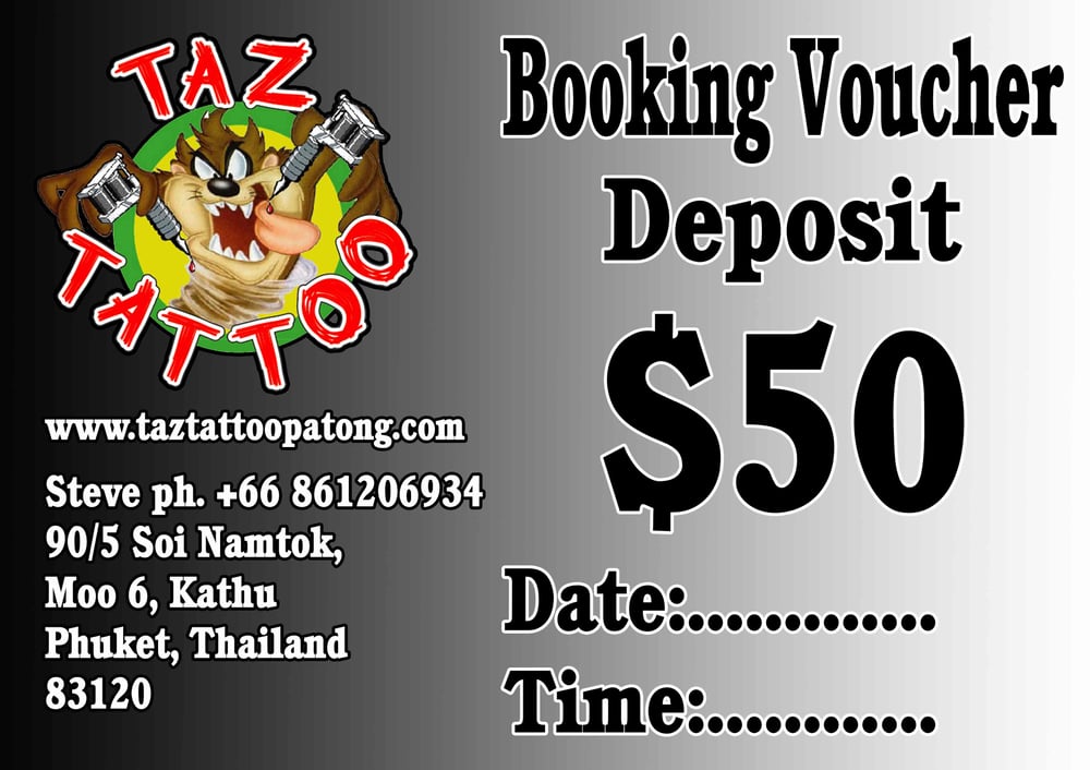 Image of Booking Voucher $50