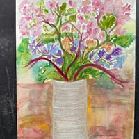 Image 2 of PotteryVase of Flowers 