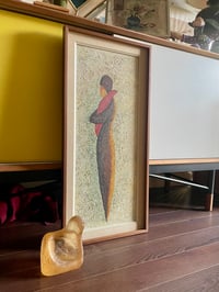 Image 2 of Minimalist Oil Figure on Board
