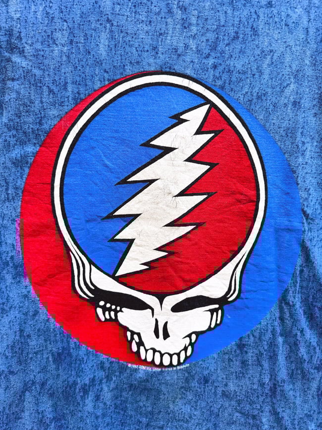 Grateful Dead 1992 Steal Your Face T-Shirt - Size XL