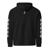 Image 2 of Black Cargo  - Contemporary Urban Art Apparel for the Woke  - Chains - Unisex eco raglan hoodie