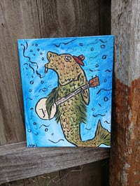 Image 1 of Fish Playing Banjo 