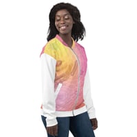 Image 3 of Pink Virus Unisex Bomber Jacket