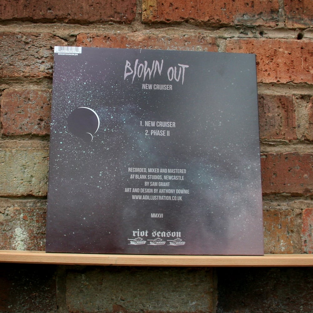 BLOWN OUT 'New Cruiser' Space Black Vinyl LP