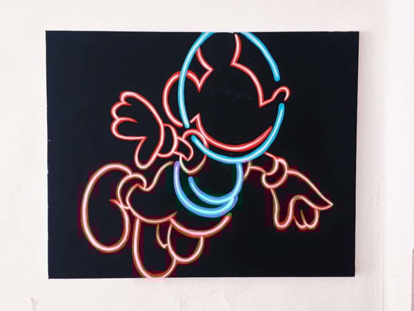 Image of "Star Trader Neon Mickey" Original