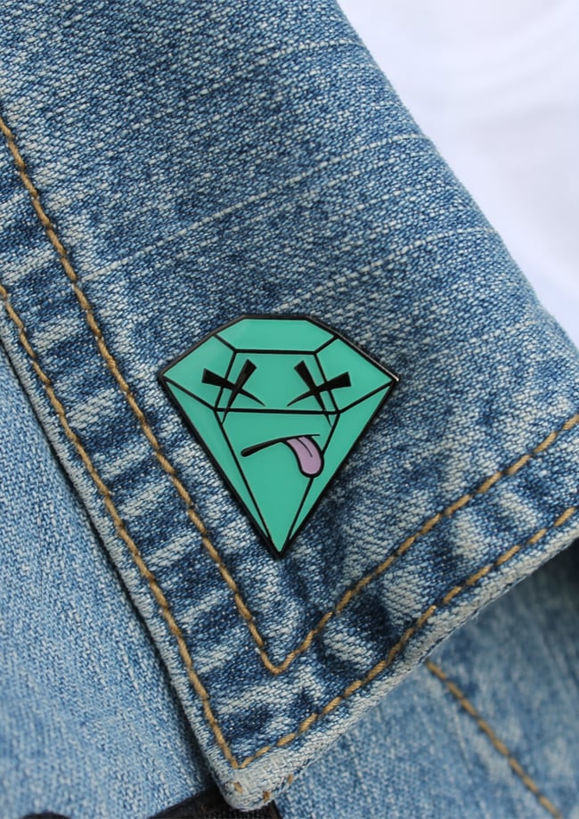 Dead Diamond Pin Badge