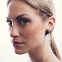 Image 2 of Náušnice / Earrings Mini Tria - Black n mirror