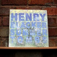 Image 2 of HENRY BLACKER 'Summer Tombs' Blue Vinyl LP
