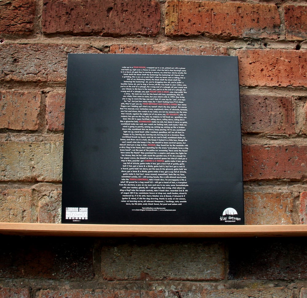 HENRY BLACKER 'Hungry Dogs Will Eat Dirty Puddings' Vinyl LP