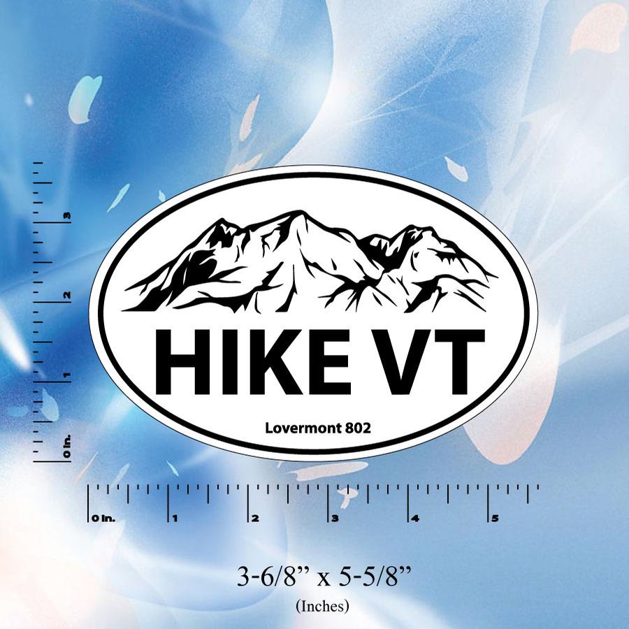 Image of Hike VT Euro Sticker - Vermont Decal