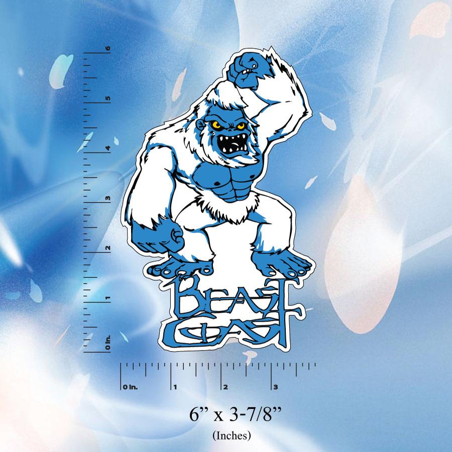 Image of Beast Coast Stickers // T-Rex // Wolf // Yeti abominable Snowman // Bear //