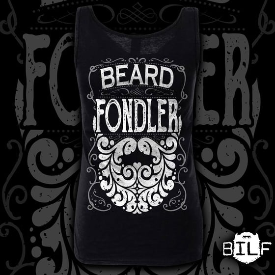 Image of Ladies Black "Beard Fondler" Vest