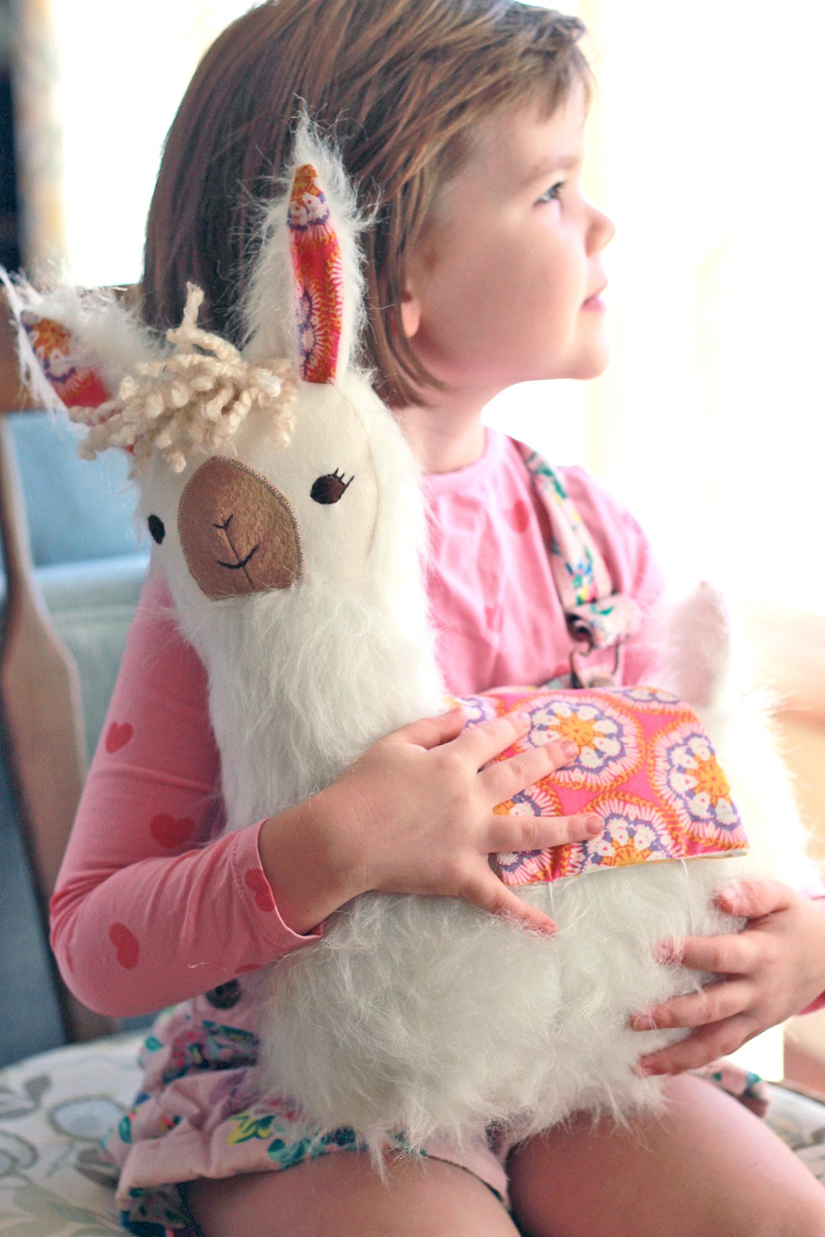 Image of  LuLu Llama Pillow PDF Sewing Pattern